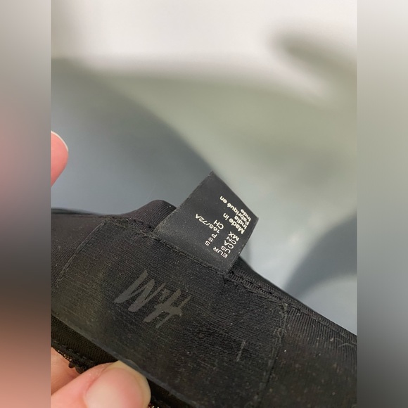 H&M Black and White Fully Beaded Mini Skirt, Size S- NWOT - Picture 6 of 7